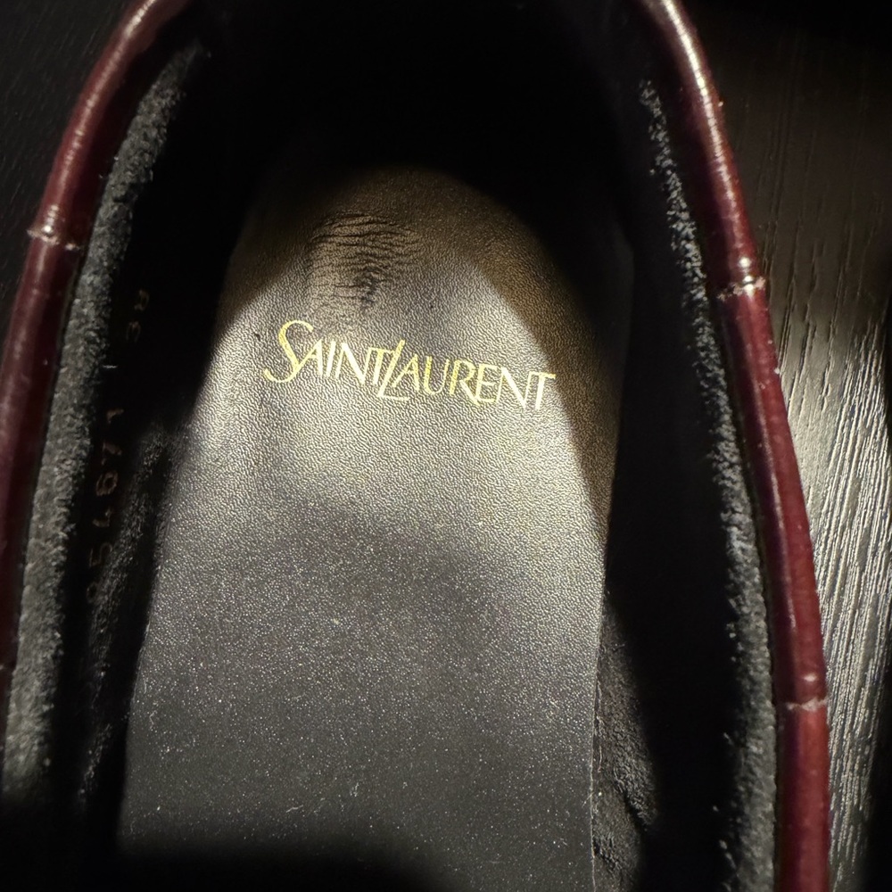 New Saint Laurent Le Loafer Supple Eel Size 38 - Picture 10 of 14